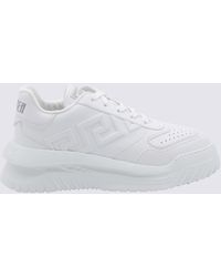 Versace - White Leather Odissea Sneakers - Lyst