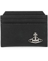 Vivienne Westwood - Logo Leather Credit Card Case - Lyst