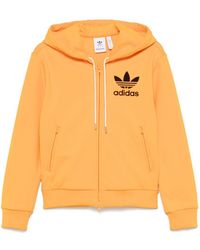 adidas Originals - Logo Zipped Hoodie - Lyst