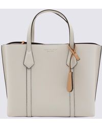 Tory Burch - Ivory Leather Perry Tote Bag - Lyst