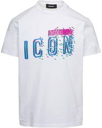 DSquared² - Pixelated Icon Cool Fit Tee - Lyst