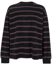Juun.J - Sweater With All-Over Striped Motif - Lyst