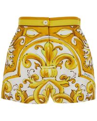 Dolce & Gabbana - And Short With Majolica Print - Lyst