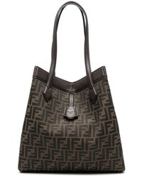 Fendi - Large Origami Leather Tote Bag - Lyst