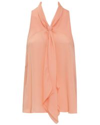 Emporio Armani - Top With Knot - Lyst