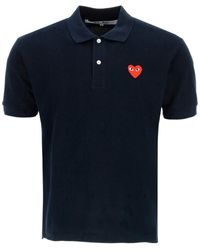 COMME DES GARÇONS PLAY - Heart Polo Shirt - Lyst