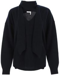 Chloé - Cut-out Detailed Jumper - Lyst