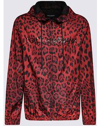 Black Leopard-print Jacket for Men 
