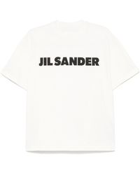 Jil Sander - Logo Cotton T-Shirt - Lyst