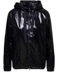 Herno - Gloss Cape Hooded Jacket - Lyst