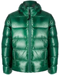 Aspesi - Padded Feather-down Zip-up Jacket - Lyst