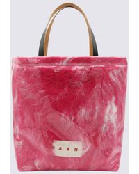 Marni - Hot Pink Faux Fur Tote Bag - Lyst