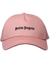 Palm Angels - Pink Cotton Hat - Lyst