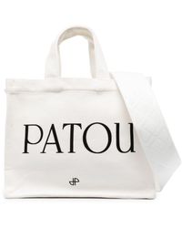 Patou - Logo Tote Bag - Lyst