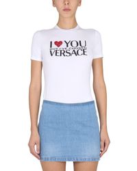 Versace - T-shirt "i ♡ You But..." - Lyst