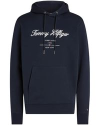 Tommy Hilfiger - Script Logo Hoody - Lyst