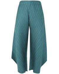 Pleats Please Issey Miyake Route Pants in Black | Lyst