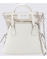 Maison Margiela - White Leather Mini 5ac Shoulder Bag - Lyst