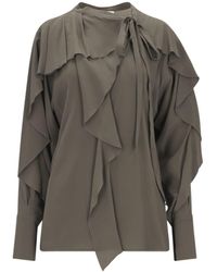 Victoria Beckham - 'ruffle Detail' Shirt - Lyst