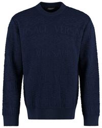 Versace - Crew-neck Wool Sweater - Lyst