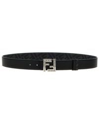 Fendi - 'Squared Ff' Reversible Belt - Lyst
