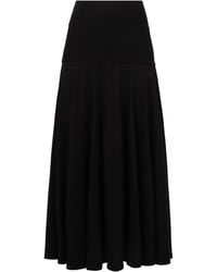 Plan C - A-Line Midi Skirt - Lyst