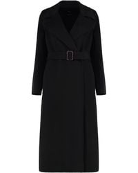 Weekend by Maxmara - Manu Double-Breasted Virgin Wool Coat - Lyst