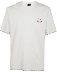Paul Smith - Casual Fit Short Sleeves T-Shirt Happy - Lyst