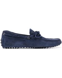 Tod's - Flat Shoes Blue - Lyst