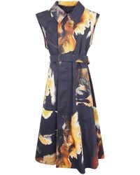 Y-3 - "Aop Twill" Dress - Lyst
