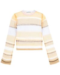 Acne Studios - Striped Mohair Sweater - Lyst
