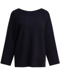 Max Mara - Viscose And Wool Over Sweater - Lyst