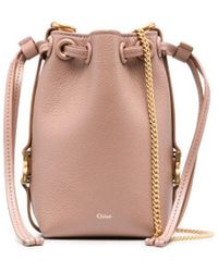 Chloé - Marcie Small Leather Bucket Bag - Lyst
