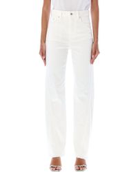 Lanvin - Twisted Denim Jeans - Lyst