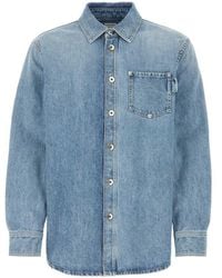 Bottega Veneta - Light Denim Shirt - Lyst