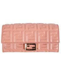 Fendi - Ff Nappa Baguette Chain Wallet - Lyst