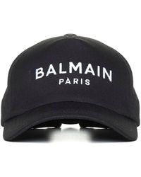 Balmain - Cotton Cap - Lyst