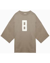 Fear Of God - T Shirt With Milan 8 Dune Embroidery - Lyst