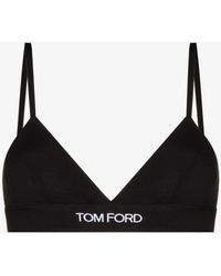 Tom Ford - Logo Triangle Bra - Women's - Elastane/modal - Lyst
