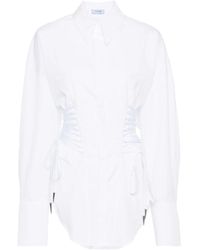 Mugler - Shirt With Lace Detail - Lyst