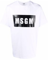 systematisch schipper Verlichten MSGM T-shirts for Men - Up to 50% off at Lyst.com