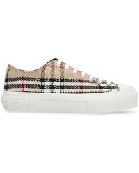 Burberry - Fabric Low-Top Sneakers - Lyst