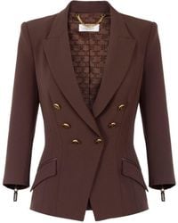 Elisabetta Franchi - Single-Breasted Jacket - Lyst
