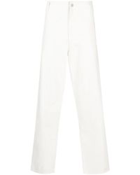 Emporio Armani - Sustainable Collection Straight-leg Trousers - Lyst