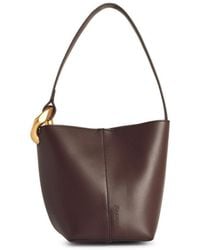 JW Anderson - 'Corner' Small Leather Bucket Bag - Lyst