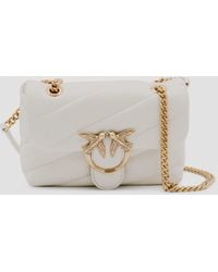 Pinko - Leather Love Puff Baby Shoulder Bag - Lyst