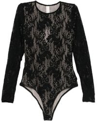 Zimmermann - Stretch Lace Bodysuit - Lyst