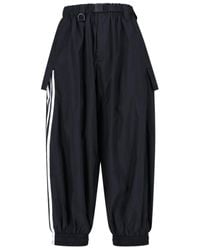 Y-3 - Cropped Track Pants - Lyst