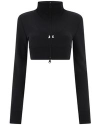 Courreges - "maxi Rib" Cropped Tracksuit - Lyst