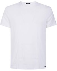 Tom Ford - T-Shirt Crewneck Cotton Stretch Jersey - Lyst